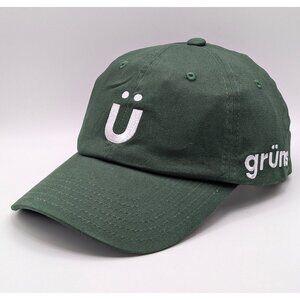 Gruns Gummies Hat Cap Strap Back Green White Adjustable Nutritional Health Food